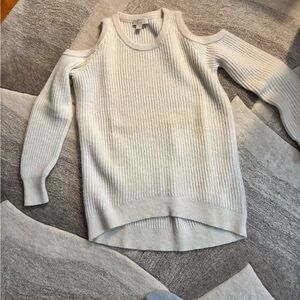 MICHAEL Michael Kors Off-the-Shoulder Sweater - White